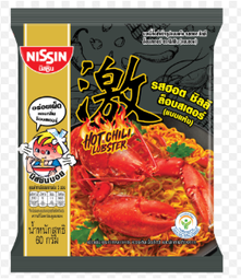 Nissin Instant Noodle Dry Type Hot Chili Lobster Jey Flavour 60g